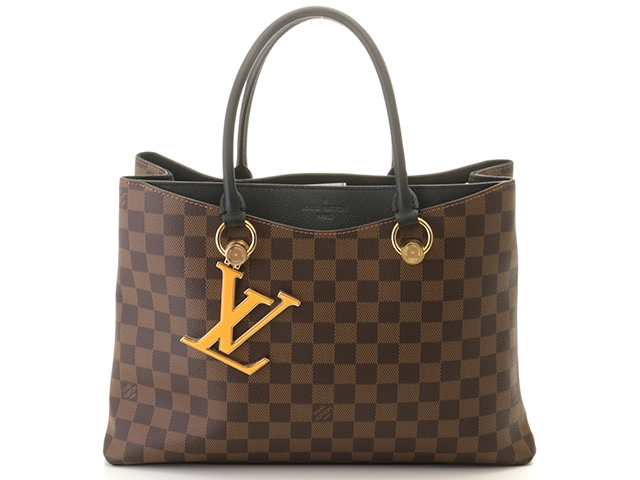 LOUIS VUITTON ルイ ヴィトン ダミエ LVリバーサイド ブラウン  