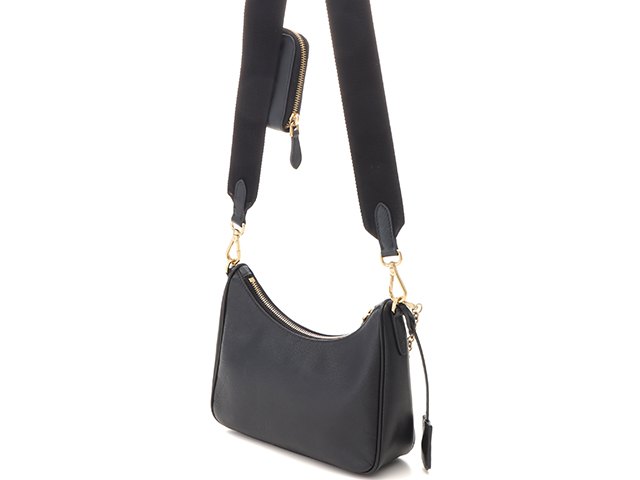 PRADA プラダ 2wayバッグ ブラック サフィアーノ 1BH204