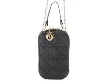 Dior ディオール カナージュ レディディオール フォンポ－チ ブラック／ＧＰ ラムスキン S0872ONMJ_M900【430】2148103674778