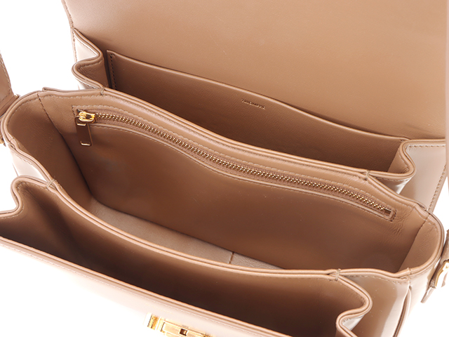 CELINE セリーヌ クラシックトリオンフバッグ ブラウン カーフ