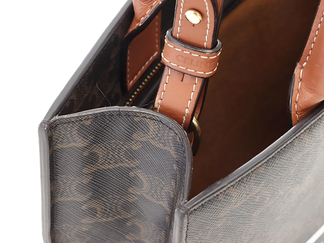 CELINE セリーヌ バーティカル カバ スモール タン PVC/カーフ 191542BZK.04LU 【431】2148103675614