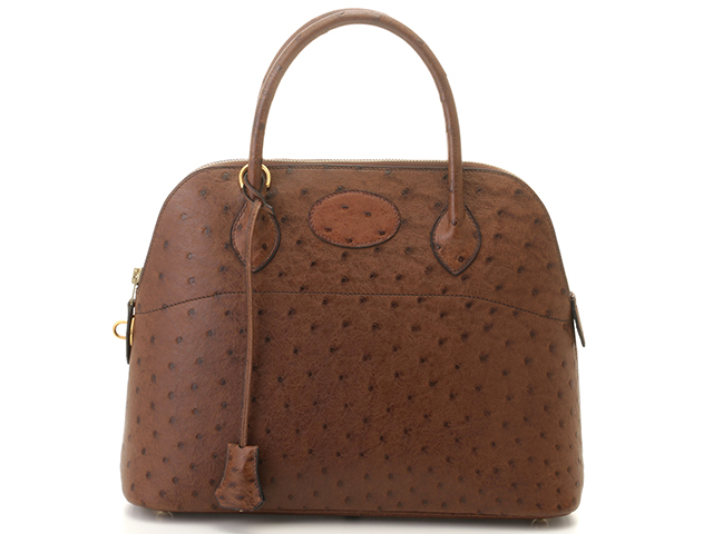 HERMES エルメス ハンドバッグ ボリード31 ブラウン・GP金具 