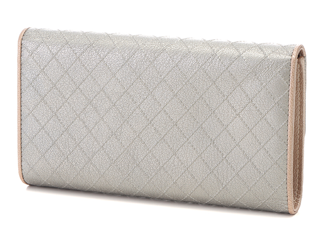 極美品 CHANEL シャネル 長財布 シャンパンゴールド