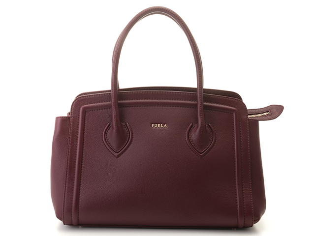 FURLA フルラ カレッジ トートバッグ レザー ボルドー F6502 2148103677670 【205】 の購入なら「質」の大黒屋（公式）