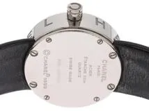 CHANEL　シャネル　ラ・ロンド　H0579　ステンレス/カワ　SS/革　ブラック　レディース　クオーツ【430】2148103677953