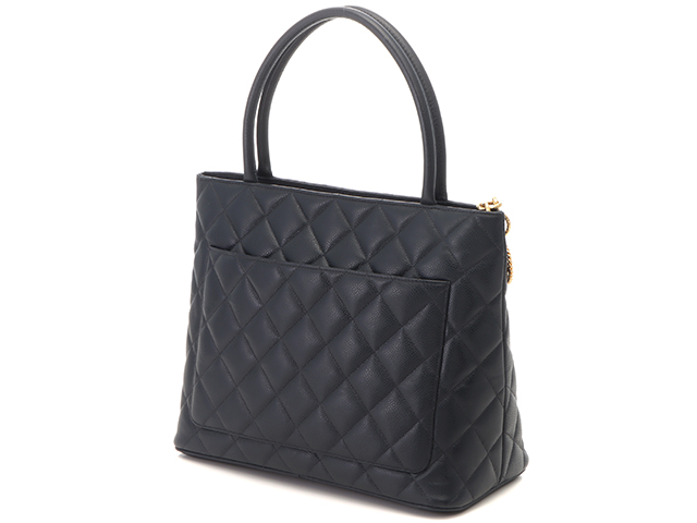 CHANEL シャネル トートバッグ ブラック キャビアスキン【473