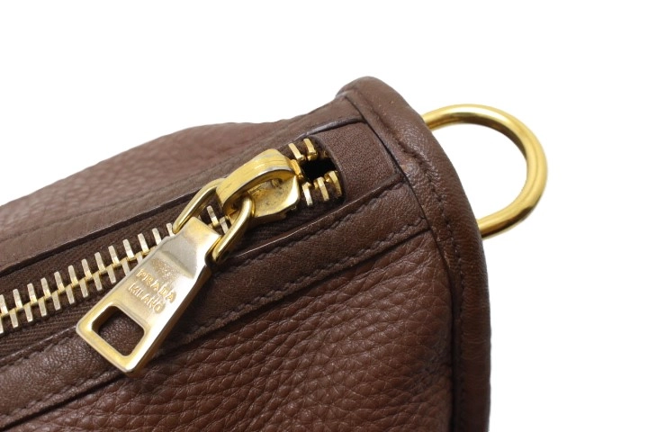 PRADA プラダ 2wayバッグ BL0805 ブラウン レザー 【460】2148103679070
