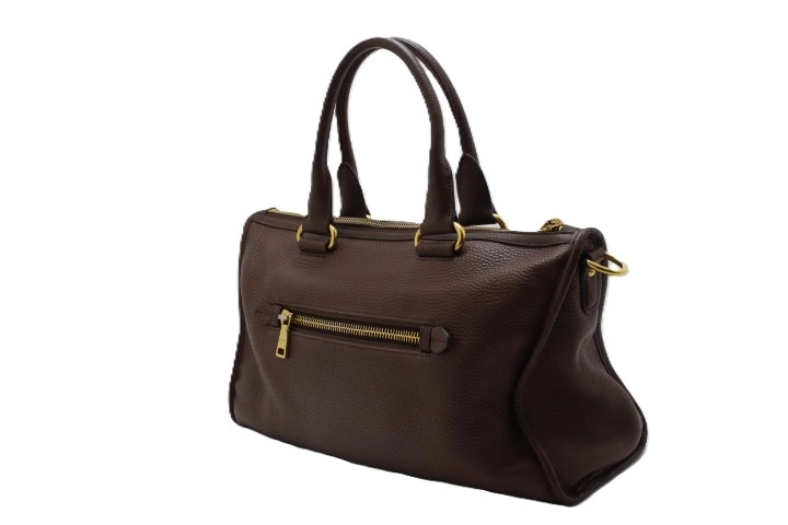 PRADA プラダ 2wayバッグ BL0805 ブラウン レザー 【460】2148103679070