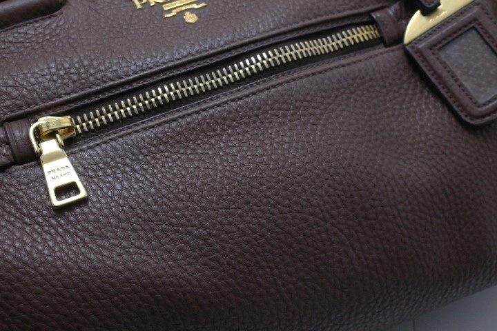 PRADA プラダ 2wayバッグ BL0805 ブラウン レザー 【460】2148103679070