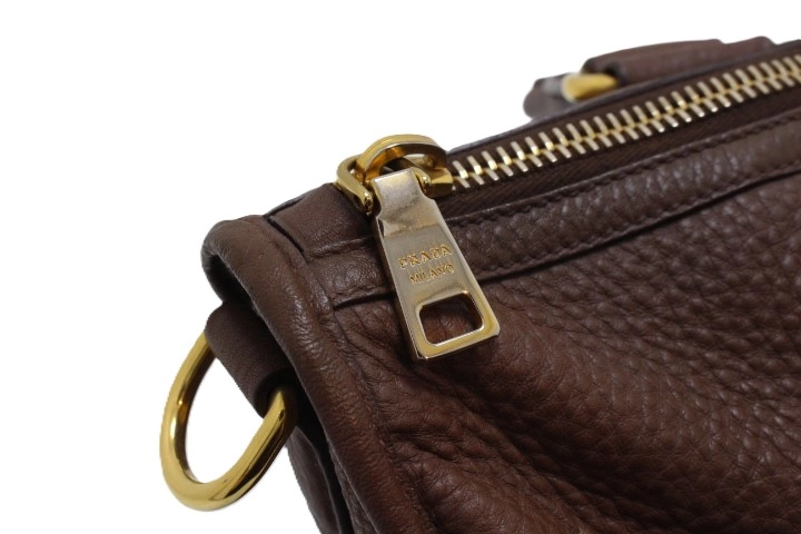 PRADA プラダ 2wayバッグ BL0805 ブラウン レザー 【460】2148103679070