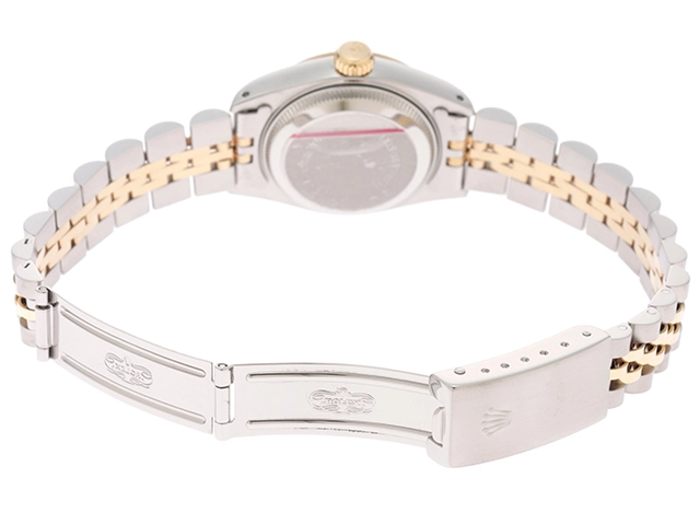 ROLEX　ロレックス　時計　デイトジャスト　69173G　X番　1991年製造　YG/SS　レディース　自動巻き　シャンパン文字盤　10Pダイヤ　トリチウム【431】2148103679124