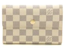 LOUIS VUITTON　ルイヴィトン　ポルトフォイユ・アレクサンドラ　ダミエ・アズール　N63068【472】HG