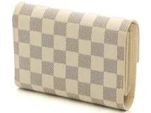 LOUIS VUITTON　ルイヴィトン　ポルトフォイユ・アレクサンドラ　ダミエ・アズール　N63068【472】HG