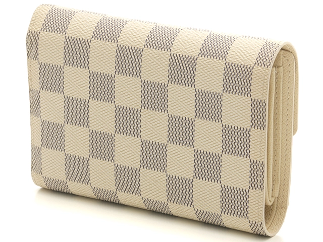 LOUIS VUITTON ルイヴィトン ポルトフォイユ・アレクサンドラ ダミエ・アズール N63068【472】HG