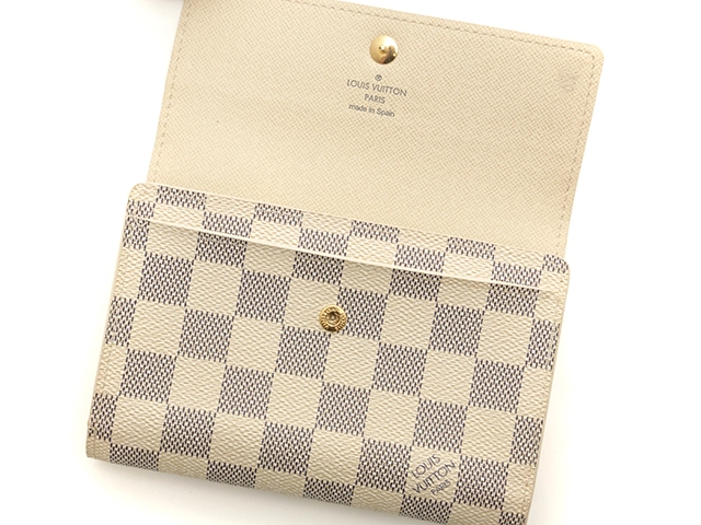 LOUIS VUITTON ルイヴィトン ポルトフォイユ・アレクサンドラ ダミエ・アズール N63068【472】HG