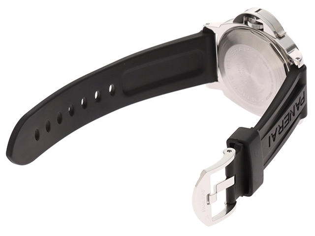 PANERAI　パネライ　ルミノール　パワーリザーブ　PAM00090　自動巻き　ステンレス/ラバー　ブラック　300ｍ防水　参考定価：902000　【432】　2148103680731