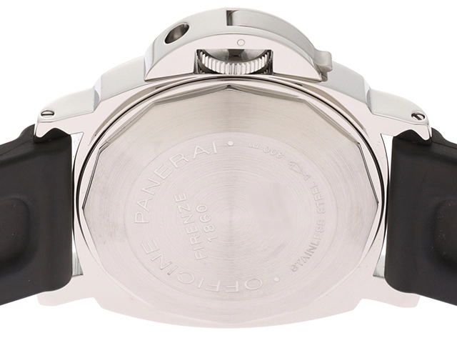 PANERAI　パネライ　ルミノール　パワーリザーブ　PAM00090　自動巻き　ステンレス/ラバー　ブラック　300ｍ防水　参考定価：902000　【432】　2148103680731