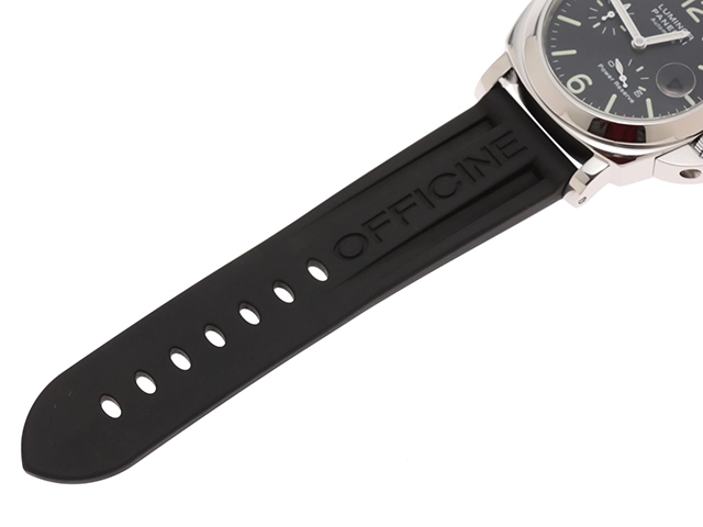 PANERAI　パネライ　ルミノール　パワーリザーブ　PAM00090　自動巻き　ステンレス/ラバー　ブラック　300ｍ防水　参考定価：902000　【432】　2148103680731