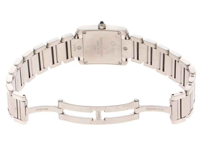 Cartier　カルティエ　タンクフランセーズSM　W51008Q3　ステンレススチール　クォーツ　レディース　腕時計（2148103680960）【200】C