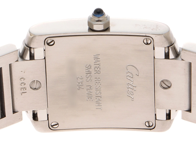Cartier　カルティエ　タンクフランセーズSM　W51008Q3　ステンレススチール　クォーツ　レディース　腕時計（2148103680960）【200】C