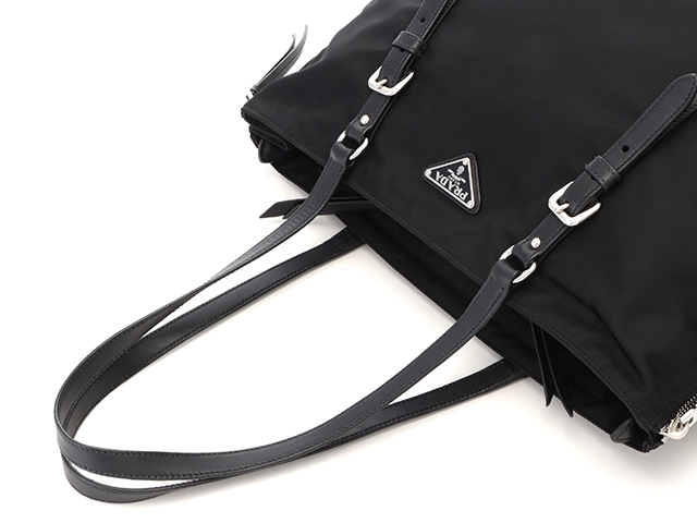 PRADA トートバッグ ブラック 1BG228 【436】 2148103681172