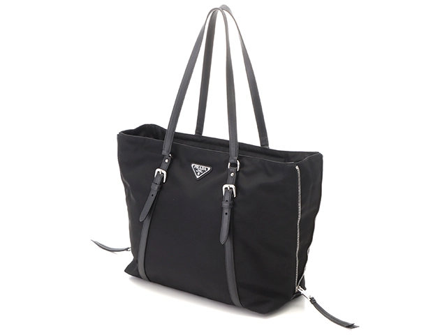 PRADA トートバッグ ブラック 1BG228 【436】 2148103681172