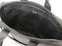 HERMES エルメス ビジネスバッグ ブリーフケース アカプルコオディナトゥール ブラック　キャンバス/レザー 【472】KS