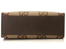 GUCCI グッチ ジャンボ GG 2wayトートバッグ ベージュ/ブラウン