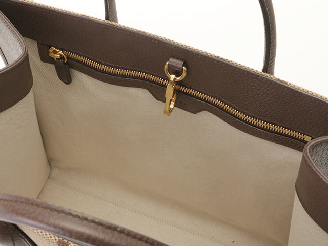 GUCCI グッチ トートバッグ 茶 - 4500425E0032 GUCCI グッチ ジャンボ GG 2wayトートバッグ ベージュ/ブラウン