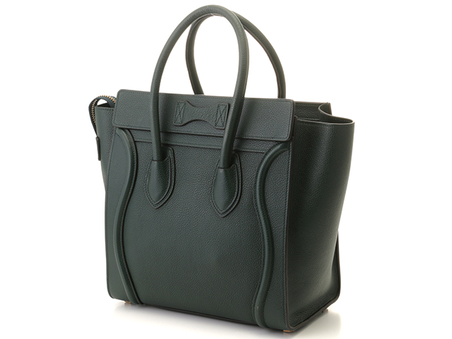 CELINE セリーヌ 2WAYショルダーバッグ ラゲージマイクロ モス