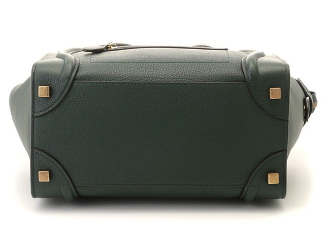 CELINE セリーヌ 2WAYショルダーバッグ ラゲージマイクロ モス