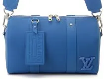 超美品　ルイヴィトン LVアエログラム シティ キーポル ルイヴィトンアエログラム シティ キーポル グレー メンズ
