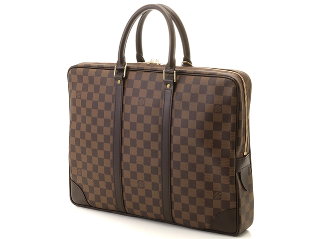 LOUIS VUITTON　ルイヴィトン　バッグ　ポルトドキュマン　ヴォワヤージュ　N41124　ダミエ　2148103683206　【437】