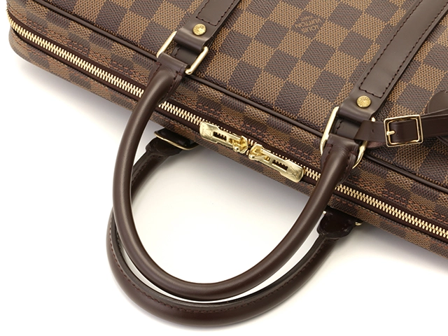 LOUIS VUITTON　ルイヴィトン　バッグ　ポルトドキュマン　ヴォワヤージュ　N41124　ダミエ　2148103683206　【437】