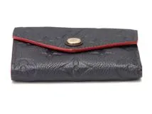 LOUIS VUITTON ルイヴィトン 三つ折財布 ポルトフォイユ・ゾエ モノグラム・アンプラント マリーヌルージュ M58880  2019年頃製造【433】 の購入なら「質」の大黒屋（公式）