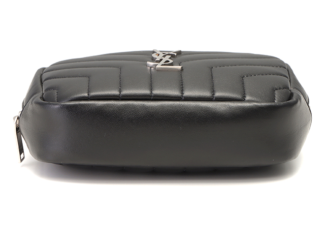 Saint Laurent サンローラン キルティングポーチ 504649 ブラック