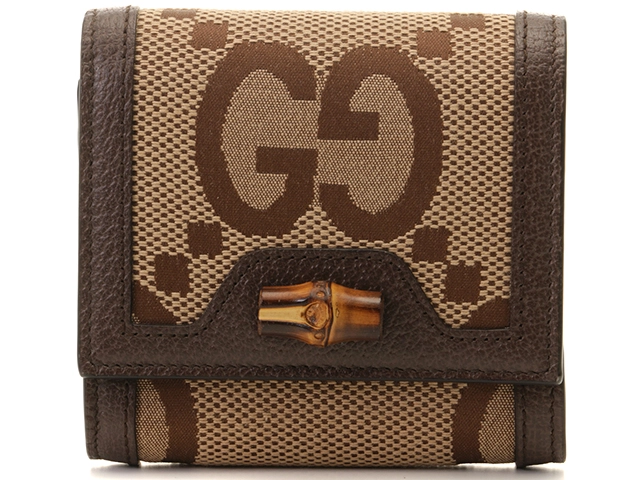 GUCCI グッチ 財布 ジャンボGG バンブー ダイアナ二つ折り財布 ベージュ 658635 2148103685828 【200】  の購入なら「質」の大黒屋（公式）