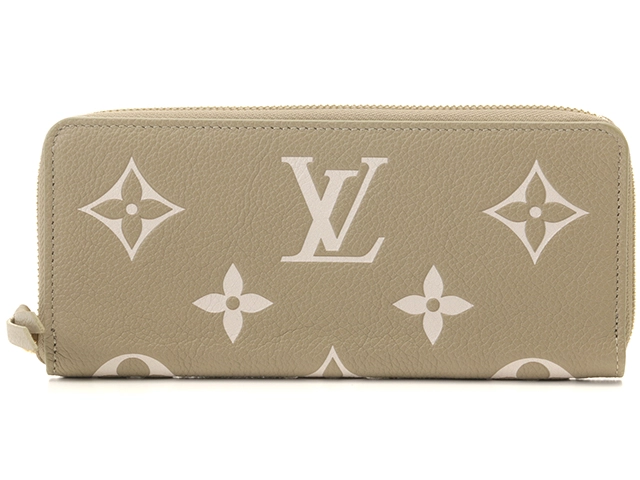 LOUIS VUITTON ルイヴィトン 財布 ポルトフォイユ・クレマンス バイカラーモノグラム・アンプラント カーキ/クレーム M82478  2148103685910 【200】 の購入なら「質」の大黒屋（公式）