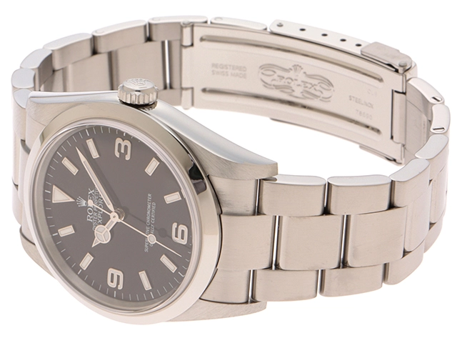 F番 ROLEX ロレックス エクスプローラー1 114270 ステンレススチール 自動巻き メンズ 腕時計(2148103686184)【200】C