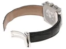 TAG HEUER タグ・ホイヤー 2022年正規品 モナコ クロノグラフ CBL2113.FC6177 スティール/クロコベルト ブラック文字盤 自動巻き【472】SJ