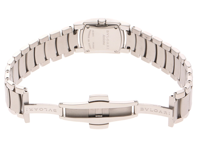 BVLGARI　ブルガリ　アショーマ Dベゼル　SS　ブラック　クオーツ【471】IK