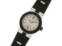 BVLGARI ブルガリ アルミニウム AL32TA アルミニウム/ラバーベルト クォーツ【460】2148103686399