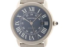 Cartier カルティエ 時計 ロンドソロ WSRN0023　ブルー文字盤 SS 自動巻き メンズ（2148103686443）M【200】