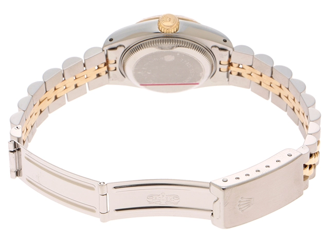 ROLEX ロレックス 時計 デイトジャスト 69173G シャンパンゴールド文字盤 10Pダイヤ YG/SS 自動巻き レディース(2148103686726)【200】M