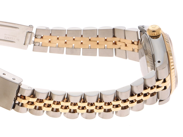 ROLEX ロレックス 時計 デイトジャスト 69173G シャンパンゴールド文字盤 10Pダイヤ YG/SS 自動巻き レディース(2148103686726)【200】M