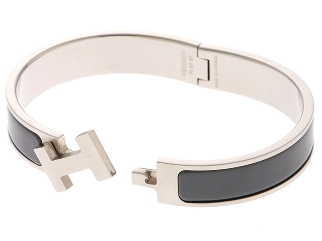 Hermès　エルメス　クリックアッシュPM　グリエタンマット　シルバー金具【471】L