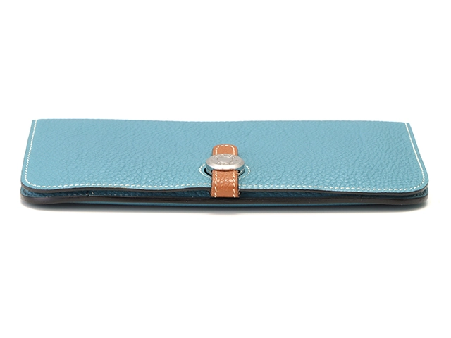 HERMES　エルメス　ドゴンGM　ブルージーン/ゴールド/SV　□Ｉ刻印(2012年頃)【471】