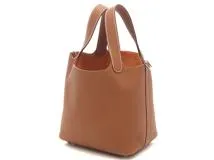 Hermès エルメス ピコタンロックPM ゴールド シルバー金具 B刻印