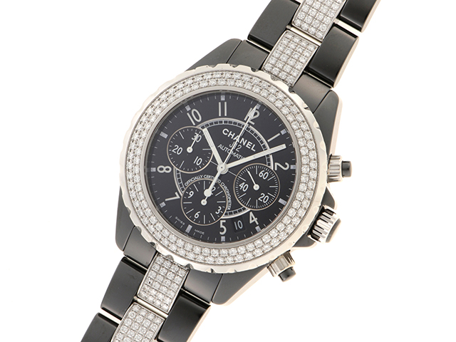 CHANEL シャネル 腕時計 J12 クロノグラフ H1706 セラミック