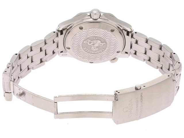 オメガ OMEGA 時計 シーマスター300 2552.20.00 ホワイト文字盤 SS 自動巻き ボーイズ（2148103689444）M【200】